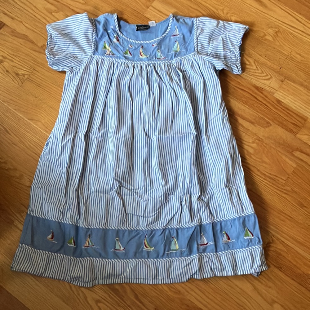 Vintage sailboat dress